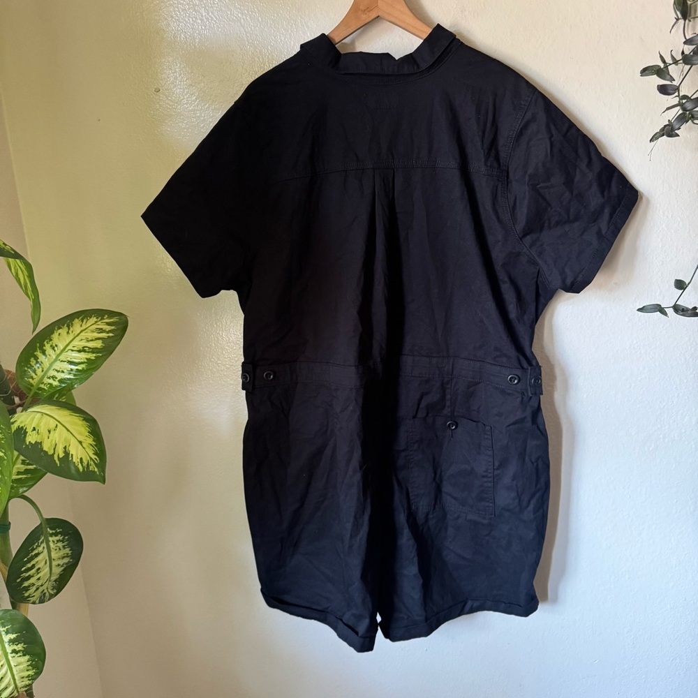 Torrid | 8 Inch Light Weight Twill Jumper Utility Romper - Picture 6 of 7